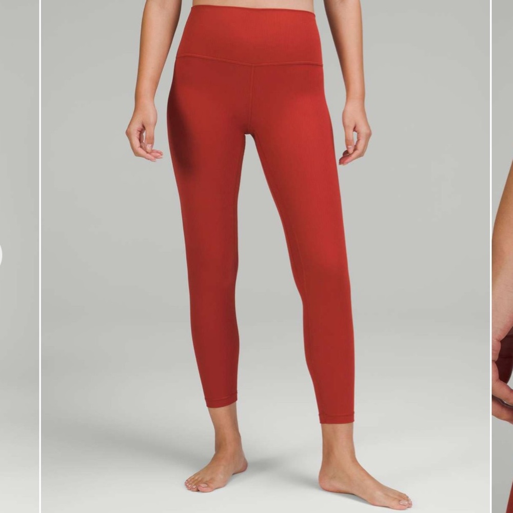 Lululemon Align Ribbed High-Rise Pant 25"
Cayenne